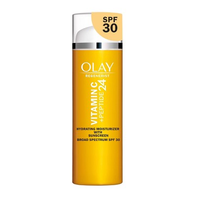 Olay Regenerist Vitamin C + Peptide 24 Face Moisturizer SPF 30 1.7oz - Imperfect Box