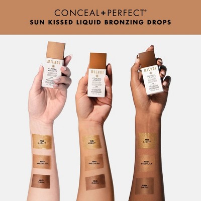 Milani Conceal + Perfect Sun Kiss Bronzing Drops Light 1 fl oz - New