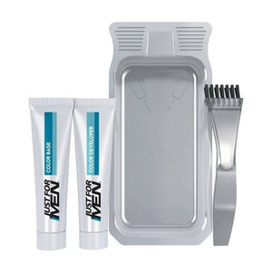 Just For Men Mustache & Beard Coloring for Gray Hair with Brush Included Light Red Brown M27 - New