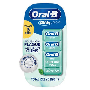 Oral-B Glide Pro-Health Comfort Plus Dental Floss Extra Soft 3-Pack