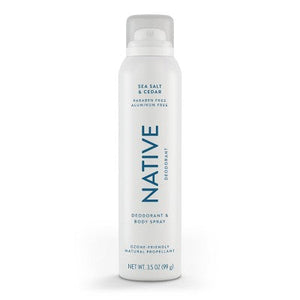 Native Spray Deodorant Sea Salt & Cedar 3.5oz - Imperfect Container