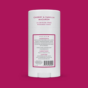 Native Solid Deodorant for Women & Men Cherry Vanilla Macaron 2.65oz