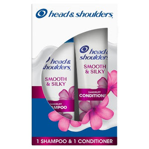 Head & Shoulders Smooth & Silky Paraben Free Shampoo and Conditioner Dual Pack 23.1 fl oz