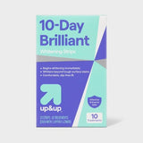 10-Day Brilliant White Whitening Strips up&up - Imperfect Box