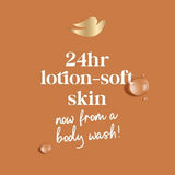 Dove Pamper Body Wash Pump Shea Butter & Vanilla 24hr Lotion-Soft Skin 30.6 fl oz - New