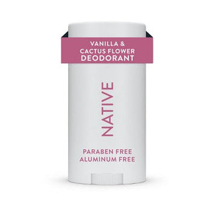 Native Solid Deodorant for Women & Men - Vanilla & Cactus Flower 2.65oz