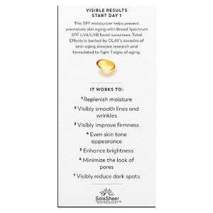 Olay Total Effects Face Moisturizer SPF 30 1.7 fl oz - Missing Box