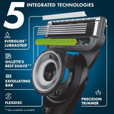 Gillette Labs NFL Lions Edition Shaving Razor with 4 Refills and Magnetic Stand