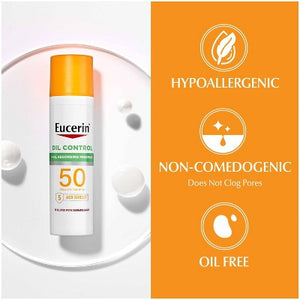 Eucerin Face Clear Skin Sunscreen Lotion SPF 50 2.5 fl oz - Imperfect Box