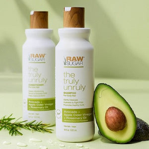 Raw Sugar The Truly Unruly Conditioner Avocado + Apple Cider Vinegar + Rosemary Oil