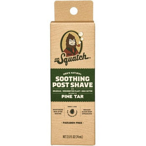 DR. SQUATCH Men's Natural Soothing Post Shave Pine Tar 2.5 fl oz - Imperfect Box