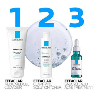 La Roche Posay Effaclar Acne Face Cleanser Medicated Gel 6.76 fl oz - New