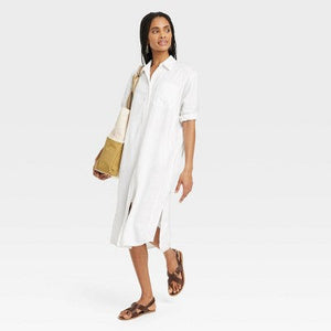 Women's 3/4 Sleeveidi Shirtdress - Universal Thread