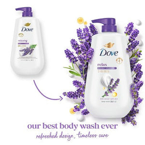 Dove Relax Body Wash Pump Lavender & Chamomile 30.6 fl oz