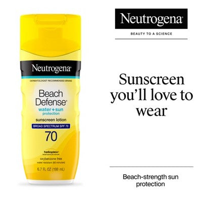 Neutrogena Beach Defense Lotion Twin Pack SPF 70