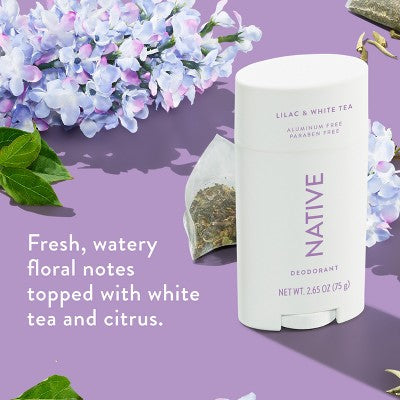 Native Solid Deodorant Lilac & White Tea 2.65oz