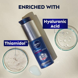 NIVEA Men Age Defense Advanced Face Serum 1.0 fl oz Imperfect Box