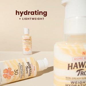 Hawaiian Tropic Silk Hydration Weightless Face Sunscreen SPF 30 1.7oz