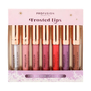 Profusion Cosmetics Frosted Snow Sparkle Frosted Lip Gloss Set 1.2 oz - Imperfect Box