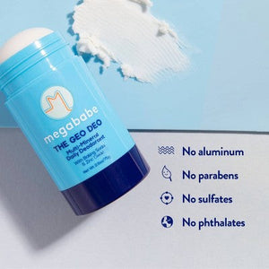 Megababe The Geo Deo Multi-Mineral Daily Solid Deodorant - 2.6oz