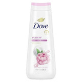 Dove Renew Body Wash Peony & Rose Oil 24hr Lotion-Soft Skin Vegan 20 fl oz - New