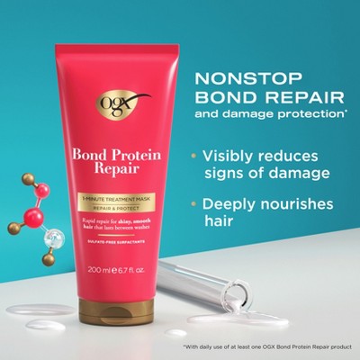 OGX Repair & Protect Bond Protein Repair 6.7 fl oz Hair Mask