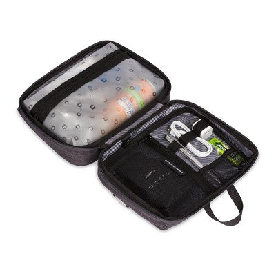 Swissgear Toiletry Tech Kit Dark Gray Heather