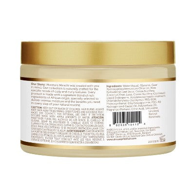 African Pride Moisture Miracle Aloe and Coconut Water Detangle and Condition Pre-Shampoo 12 fl oz
