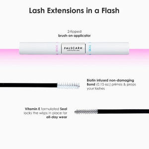 KISS Falscara False Lash Clusters Bond & Seal & Clear 0.29oz. - Imperfect Box