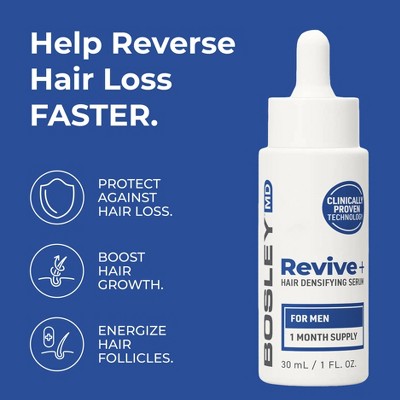 BosleyMD Revive + Densifying Hair Regrowth Serum for Men 1 fl oz