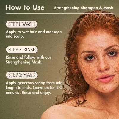 Blake Brown Fundamental Strengthening Mask Sandalwood Vanille & Warm Vanilla Fragrance 8 fl oz