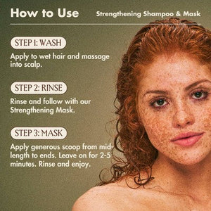 Blake Brown Fundamental Strengthening Mask Sandalwood Vanille & Warm Vanilla Fragrance 8 fl oz
