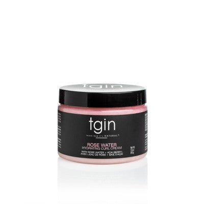 TGIN Rose Water Hydrating Curl Cream 12 fl oz - Imperfect Container