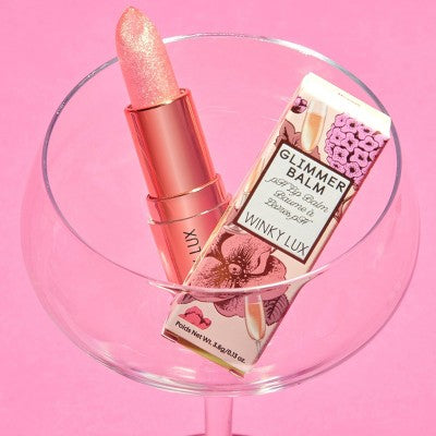 Winky Lux Glimmer Balm Lip Stain Rose 0.13oz