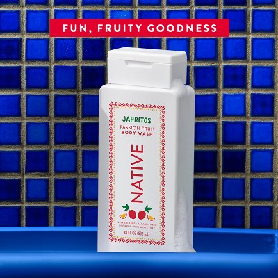 Native Body Wash Limited Edition Jarritos Passionfruit 18 fl oz Imperfect Container