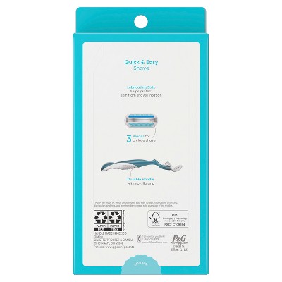 Venus Smooth Razor Handle + 6 Blade Refills - Missing Box