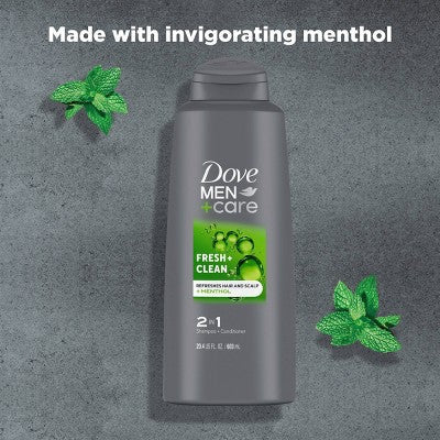 Dove Men+Care Fortifying 2-in-1 Shampoo and Conditioner 20.4 fl oz