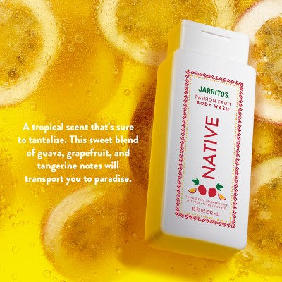 Native Body Wash Limited Edition Jarritos Passionfruit 18 fl oz Imperfect Container