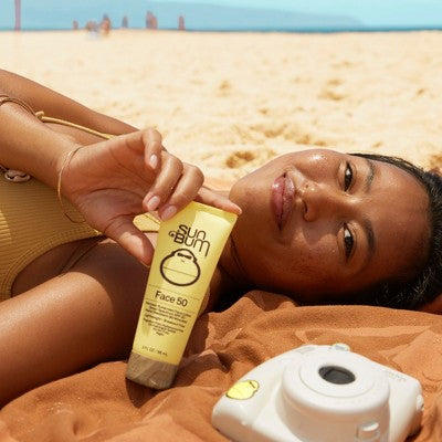 Sun Bum Sunscreen Face Lotion SPF 50 3 fl oz - Imperfect Container