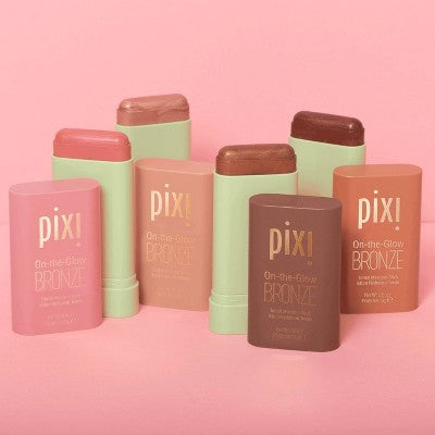 Pixi On The Glow Bronze Tinted Moisturizer Stick Bronzer Warm Glow 0.6oz