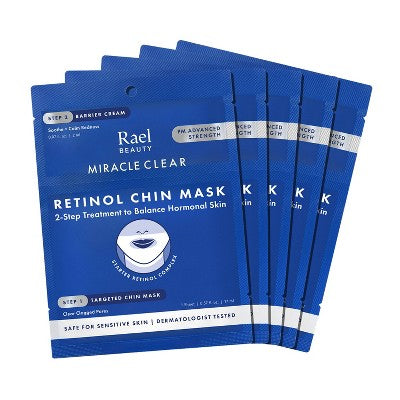 Rael Beauty Miracle Clear Retinol Chin Masks 5ct