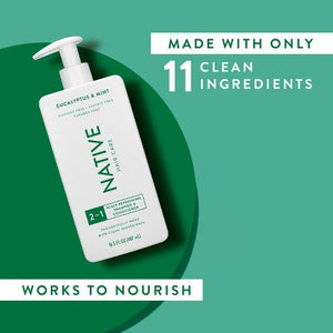 Native Eucalyptus & Mint Scalp Refreshing 2-in-1 16.5 fl oz - Imperfect Container