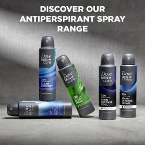 Dove Men+Care 72-Hour Dry Spray Antiperspirant Deodorant 3.8oz 2ct