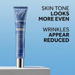 No7 Lift & Luminate Triple Action Face Serum 1.69 fl oz