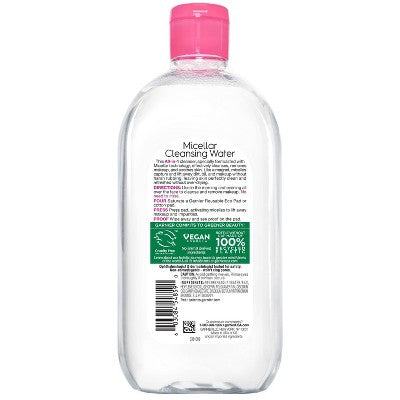 Garnier Micellar Water Hydrating Facial Cleanser & Makeup Remover Basic Cleansing 23.7 fl oz - New