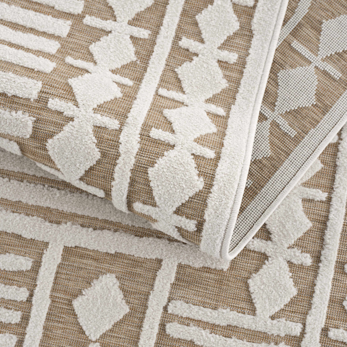 Jalaud 3D Outdoor Area Rug - Clearance