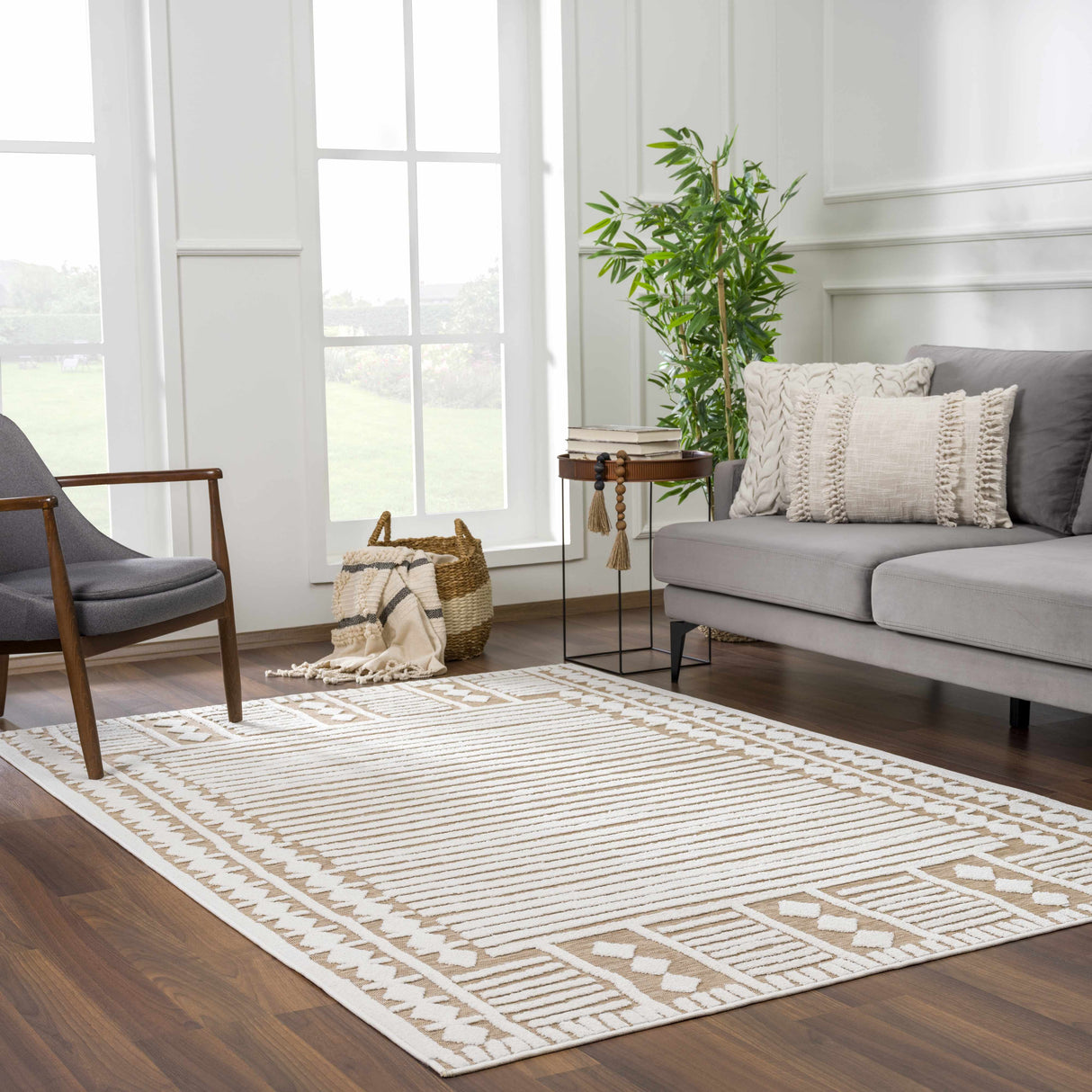 Jalaud 3D Outdoor Area Rug - Clearance