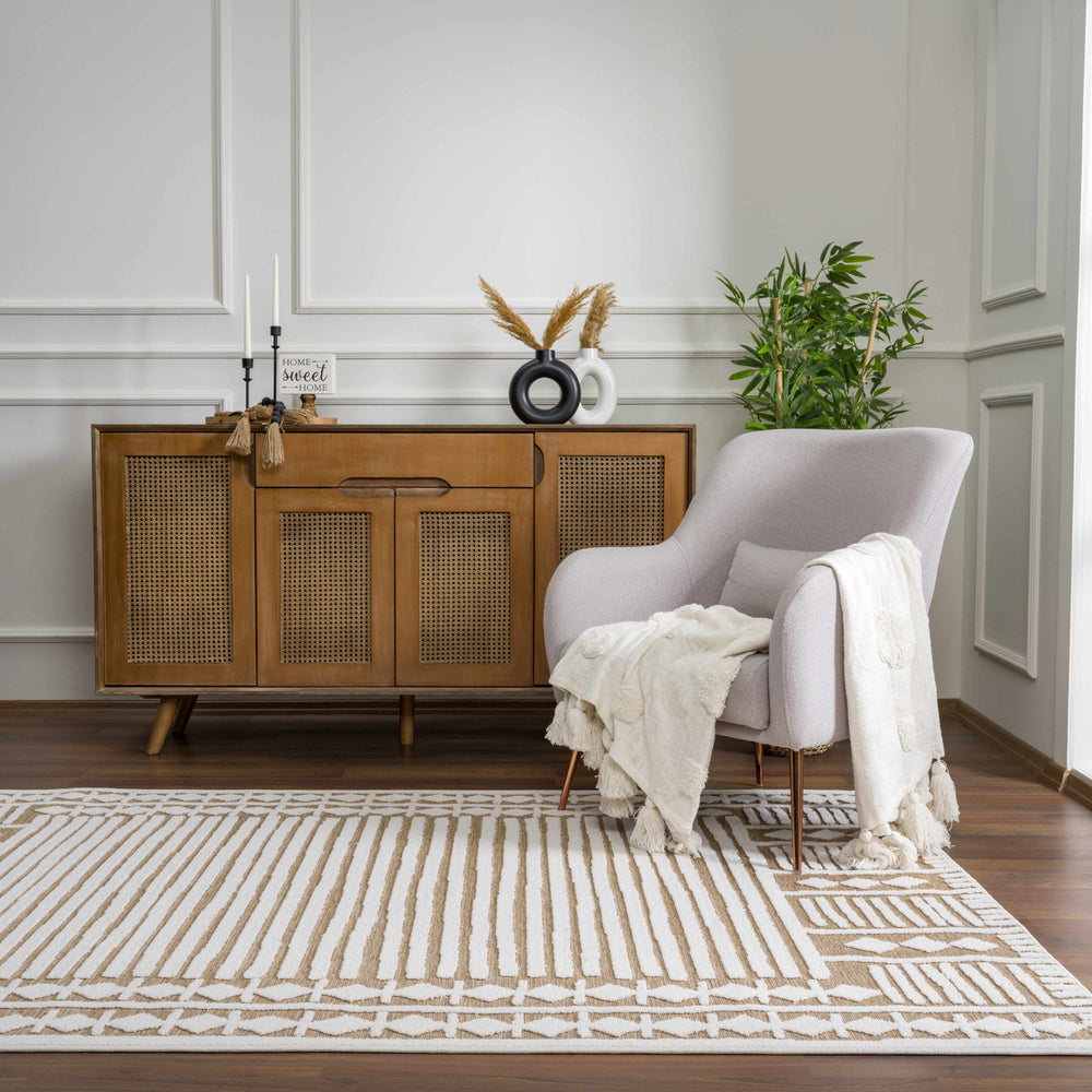 Jalaud 3D Outdoor Area Rug - Clearance