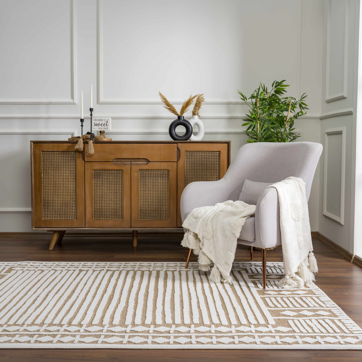 Jalaud 3D Outdoor Area Rug - Clearance