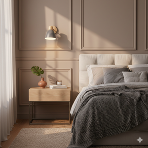 Modern Minimalist Wooden Cone Wall Sconce LED E27 Wall Light